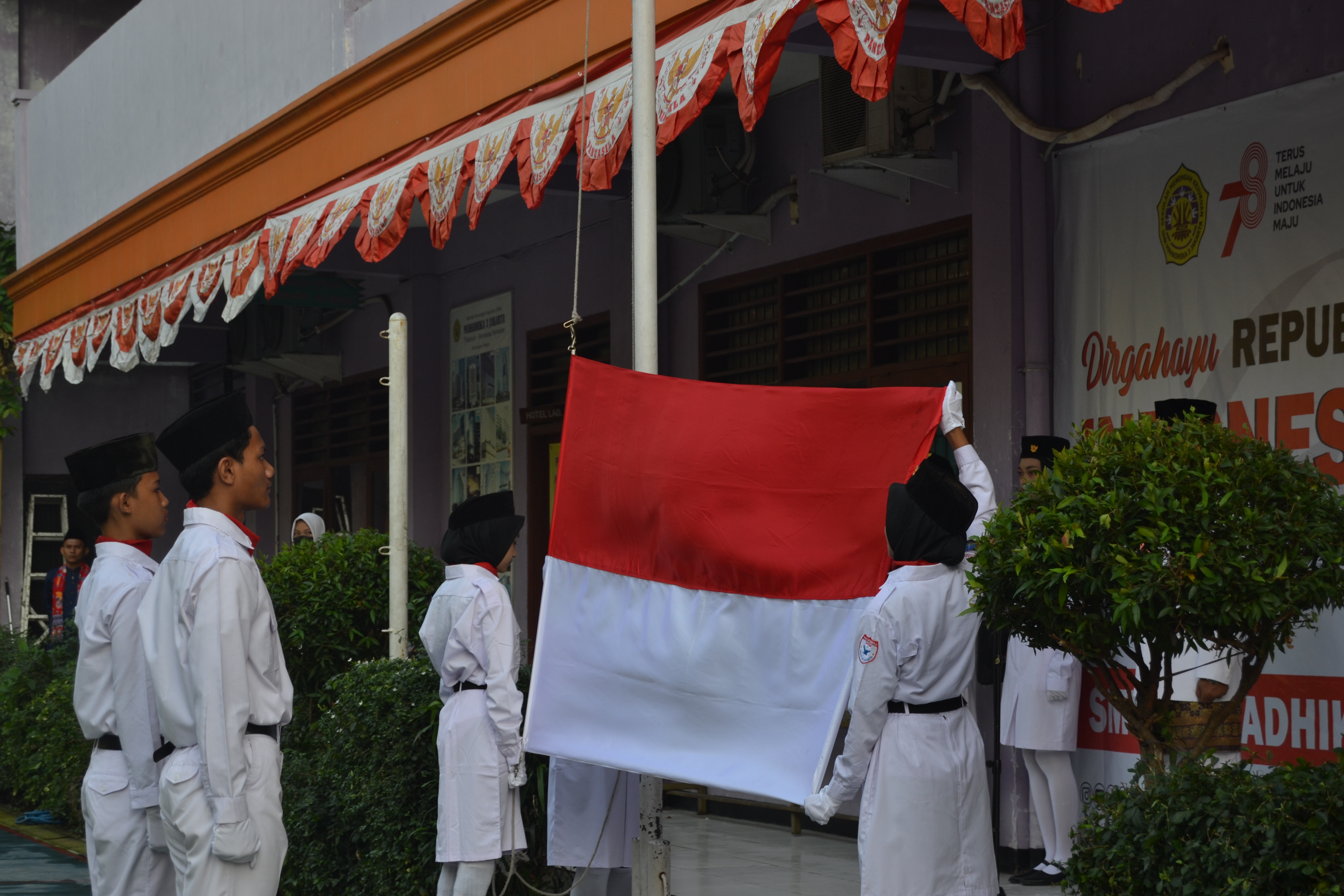 Upacara HUT Republik Indonesia ke-78